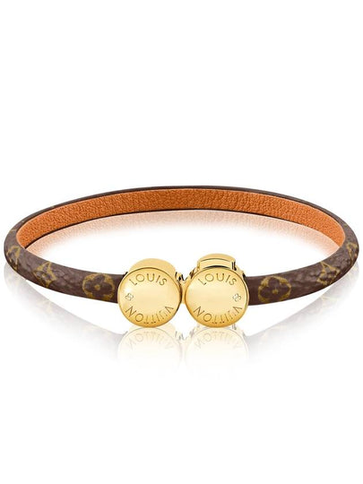 Historic Mini Monogram Bracelet Gold Brown - LOUIS VUITTON - BALAAN 2