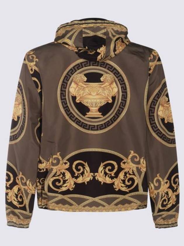 La Coupe des Dieux Barocco Printed Windbreaker Jacket Yellow - VERSACE - BALAAN 3