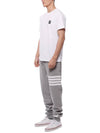 Men's Classic Loopback Engineered 4-Bar Sweatpants Light Grey - THOM BROWNE - BALAAN 5