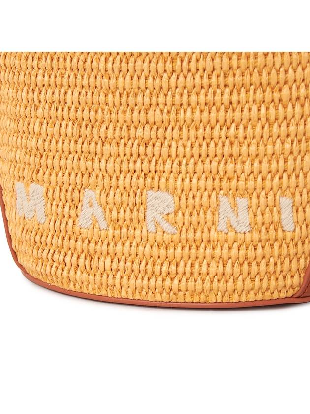 Rattan Micro Tropicalia Cross Bag Orange - MARNI - BALAAN 8