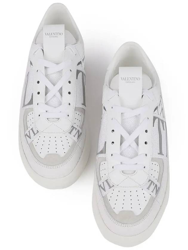 VL7N Band Leather Low Top Sneakers White - VALENTINO - BALAAN 3