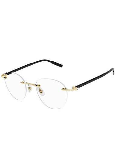 Montblanc Demo Oval Men s Eyeglasses MB0224O 001 49 - MONTBLANC - BALAAN 1