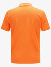 Stretch Cotton Pique Short Sleeve Polo Shirt Orange - STONE ISLAND - BALAAN 3