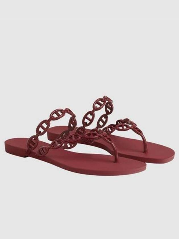 Island Sandals Rouge H - HERMES - BALAAN 3