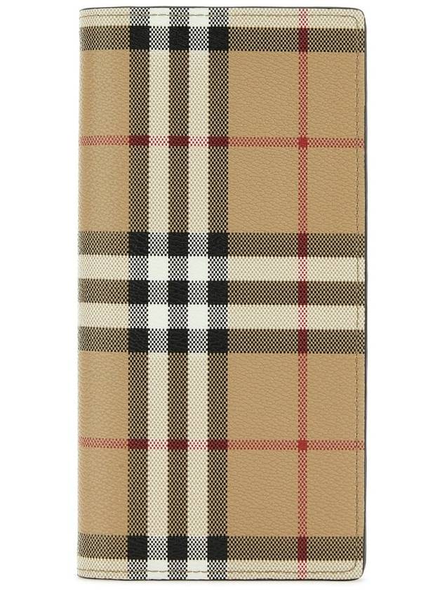 Vintage Check Canvas Long Wallet Beige - BURBERRY - BALAAN 2