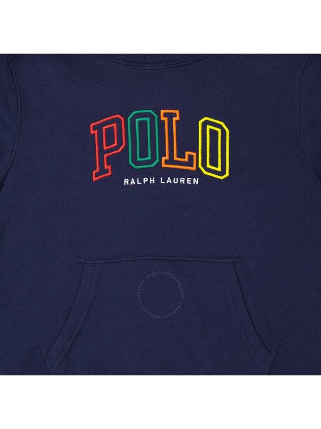 Polo Ralph Lauren Cruise Navy Logo Fleece Hoodie, Size 6Y - POLO RALPH LAUREN - BALAAN 3