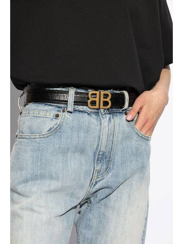 Balenciaga Leather Belt, Women's, Black - BALENCIAGA - BALAAN 2