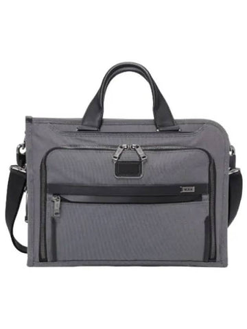 Alpha X Slim Deluxe Portfolio Briefcase Meteor Gray Brief Case Bag - TUMI - BALAAN 1