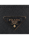 Panier Saffiano Leather Small Tote Bag Black - PRADA - BALAAN 8