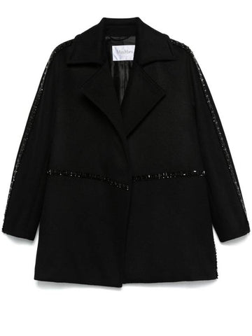 Max Mara Coats Black - MAX MARA - BALAAN 1