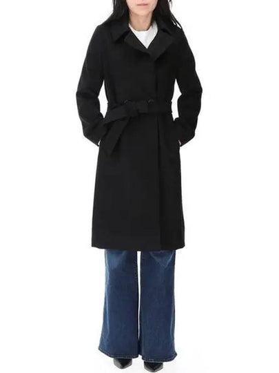 Bcollag Belted Double Coat Black - MAX MARA - BALAAN 2