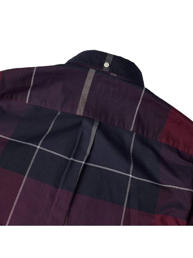 Stirling Tailored Long Sleeve Shirt Cordovan Tartan - BARBOUR - BALAAN 10