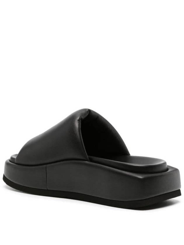 The Attico Mia Platform Leather Slides - THE ATTICO - BALAAN 3