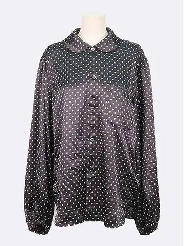 Comme des Gar ons 1K B019 Black Color White Dot Women s Blouse - COMME DES GARCONS - BALAAN 1