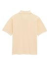 Men's Cassandre Cotton Polo Shirt Beige - SAINT LAURENT - BALAAN 3