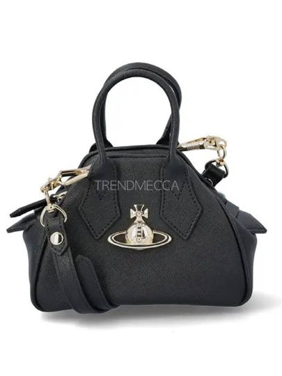 Sphere Leather Mini Shoulder Bag Black - VIVIENNE WESTWOOD - BALAAN 2