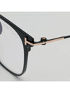 Blue light blocking glasses frame TF5864DB square titanium metal Asian fit - TOM FORD - BALAAN 5