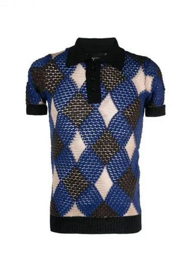 Geometric pattern polo knit 270037 - BOTTER - BALAAN 1