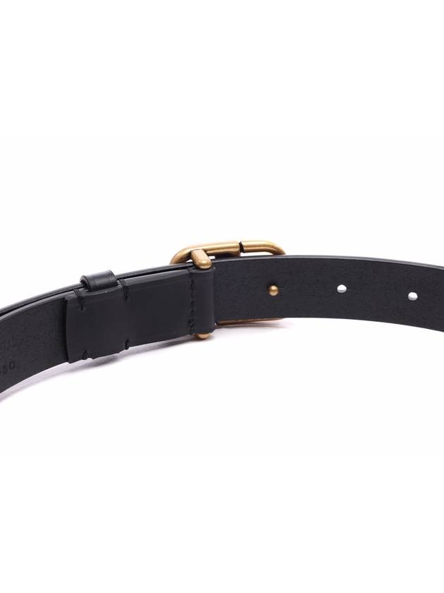 Women's BB Buckle Belt Black Gold - BALENCIAGA - BALAAN 7