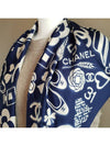 Ballerina Coco Square Scarf Navy - CHANEL - BALAAN 8