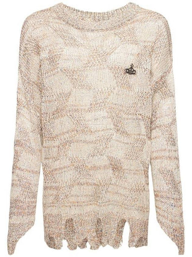 Colette Knit Top Beige - VIVIENNE WESTWOOD - BALAAN 1