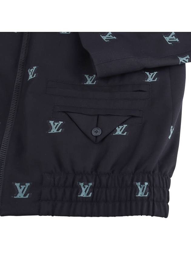 1AAV09 LV logo jet pocket blazon jacquard zip up jacket size 5233910 - LOUIS VUITTON - BALAAN 4