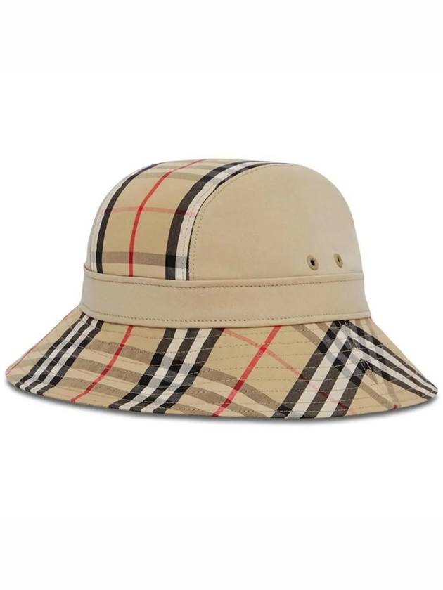 Check Pattern Bucket Hat Beige - BURBERRY - BALAAN 2