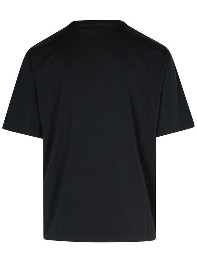 Statement Pencil Short Sleeve T-Shirt Black - PALM ANGELS - BALAAN 4