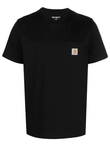 I030434 Pocket Logo Patch Short Sleeve T-Shirt - CARHARTT - BALAAN 1