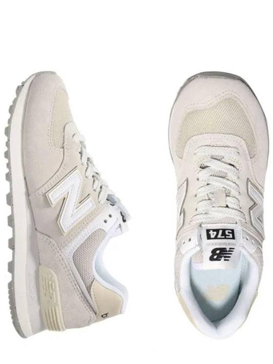 574 Low Top Sneakers White Grey - NEW BALANCE - BALAAN 2