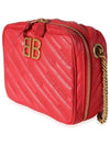 BB Logo Chain Cross Bag Red - BALENCIAGA - BALAAN 5