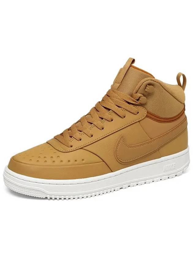 Court Vision Winter High Top Sneakers Gold - NIKE - BALAAN 6