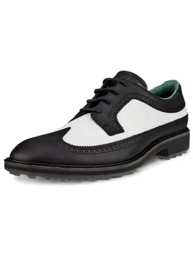 Men's Leather Classic Hybrid Spikeless Black White - ECCO - BALAAN 2