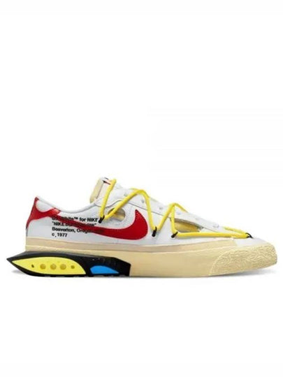 Off-White Blazer 77 Low Top Sneakers White University Red - NIKE - BALAAN 2