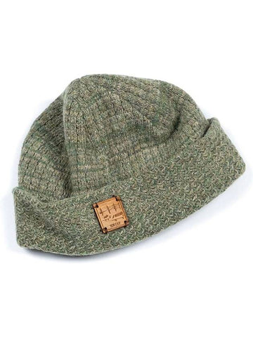 Flowing Scenery Short Beanie Green I5WH02GR - IOEDLE - BALAAN 1