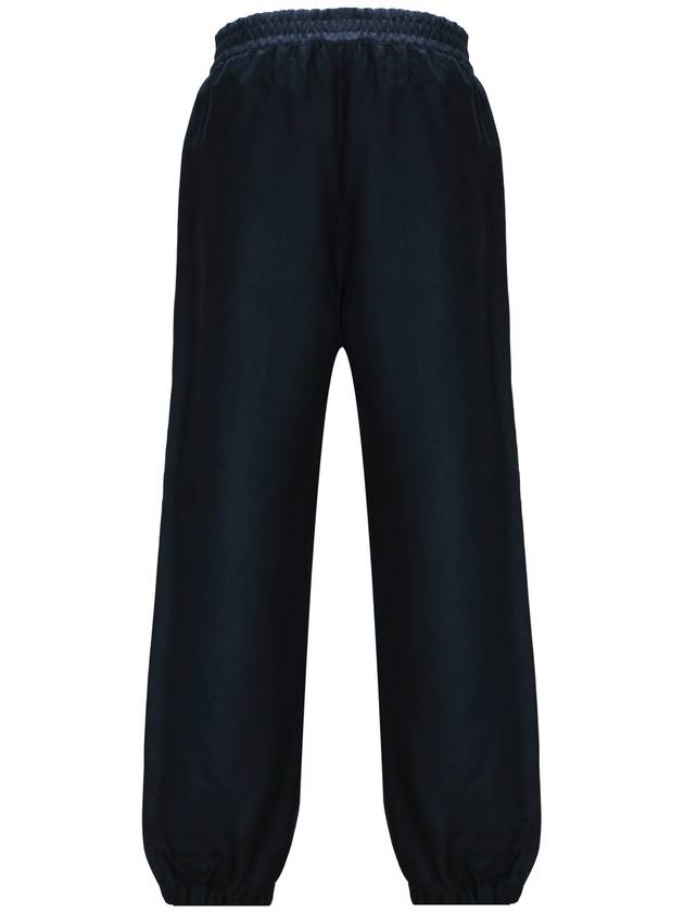 Twill Logo Jogger Track Pants Dark Blue - MONCLER - BALAAN 4