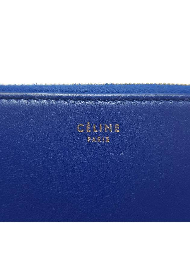 Women s Celine 103983XTM Blue Gray Two tone Zippy Wallet - CELINE - BALAAN 6