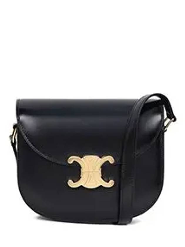 Besace Clea Shiny Calfskin Cross Bag Black - CELINE - BALAAN 6