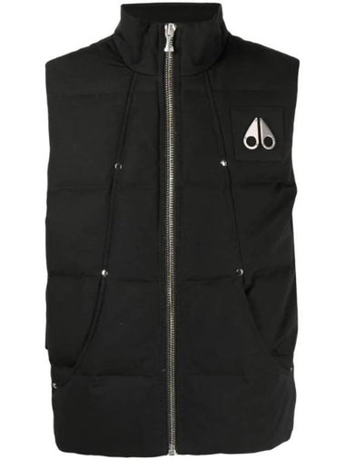 Logo Montreal Padded Vest Black - MOOSE KNUCKLES - BALAAN 1