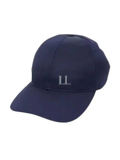 Re-Nylon Triangle Logo Baseball Cap Dark Blue - PRADA - BALAAN 2