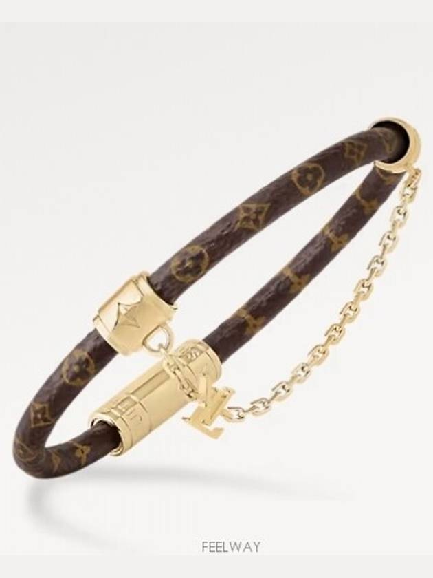 Chain It Bracelet Gold Brown - LOUIS VUITTON - BALAAN 3