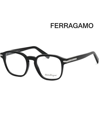 glasses frame SF2878 001 square horn frame - SALVATORE FERRAGAMO - BALAAN 1