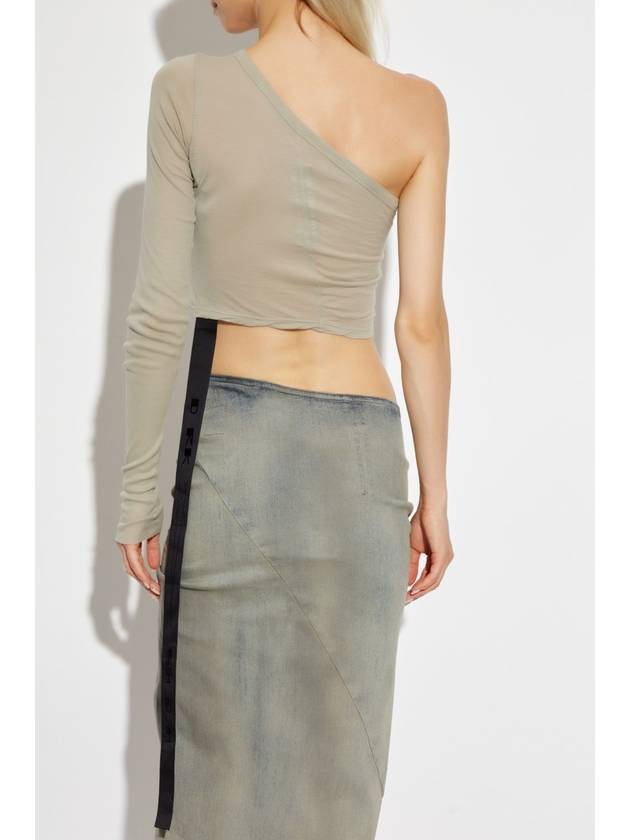 Rick Owens DRKSHDW Top Ziggy, Women's, Grey - RICK OWENS - BALAAN 4