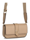 Greenwich Small Saffiano Leather Sling Cross Bag Beige - MICHAEL KORS - BALAAN 3