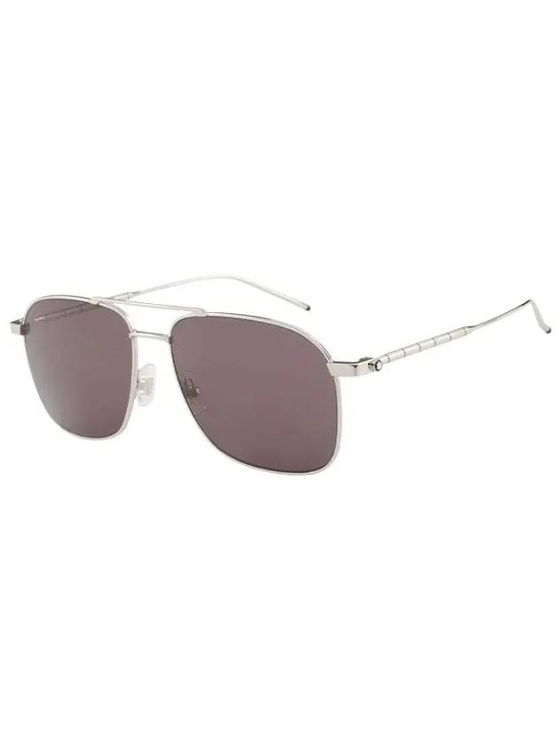 Pilot Metal Sunglasses Dark Grey - MONTBLANC - BALAAN 1