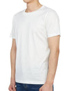 Shadow Back Graphic Print Short Sleeve T-Shirt  Natural White - STONE ISLAND - BALAAN 4