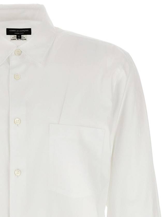 long sleeve shirt PKB0040511 WHITE BLACK - COMME DES GARCONS - BALAAN 4