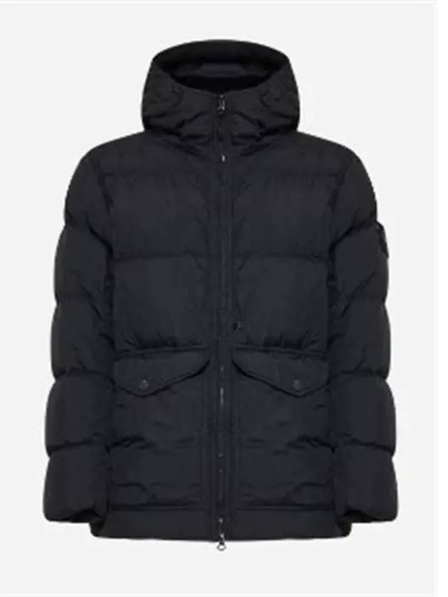 Crinkle Reps Re-Nylon Down Padding Black - STONE ISLAND - BALAAN 2