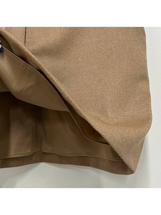 Ancella Wool Mini A Line Skirt Camel - MAX MARA - BALAAN 5