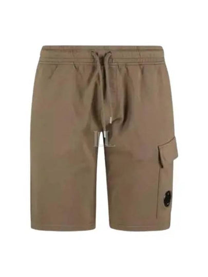 Lens Banding Cargo Shorts Brown - CP COMPANY - BALAAN 2